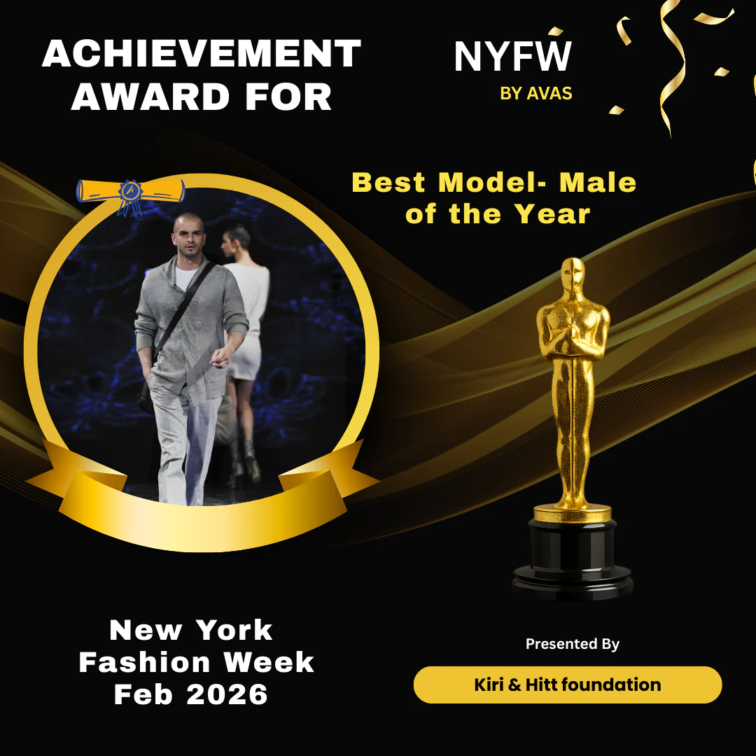 Achievement Award for Best Model of the Year - Male 🏆