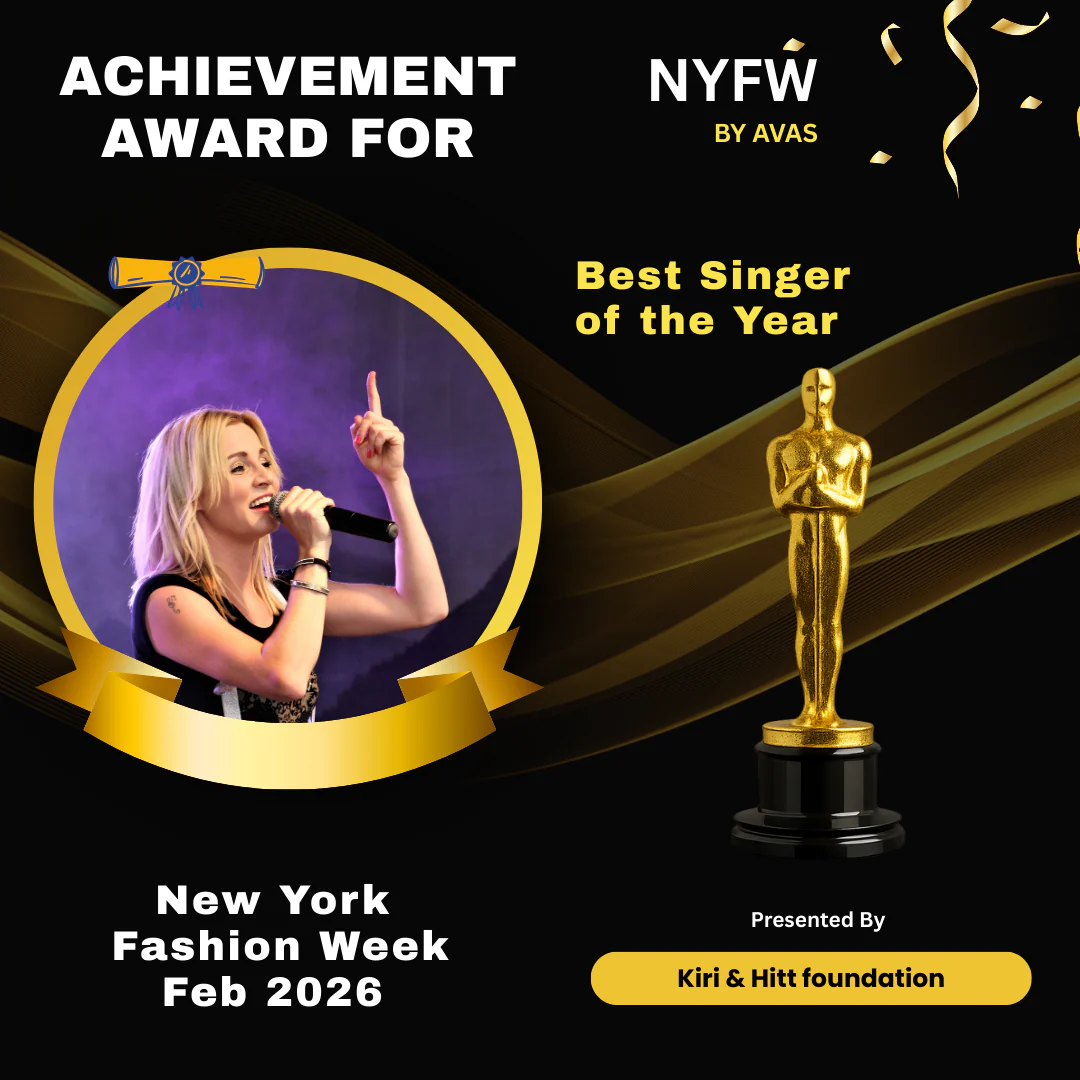 Achievement Award for Best Singer of the Year 🏆