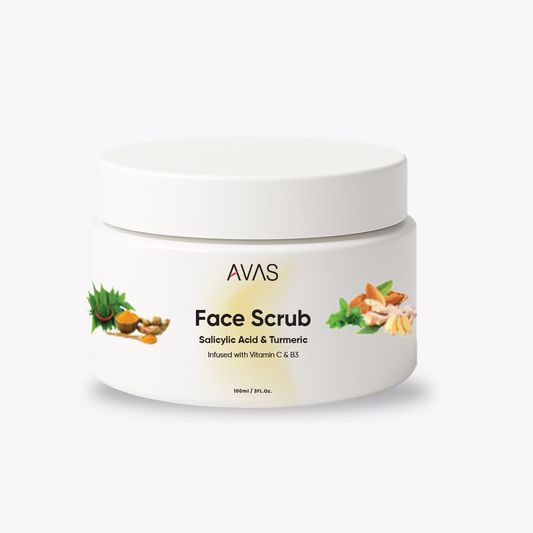 Avas Salicylic Acid & Turmeric Face Scrub