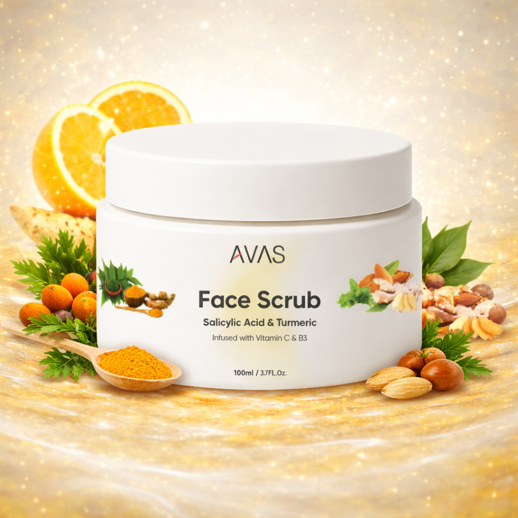 Avas Salicylic Acid & Turmeric Face Scrub