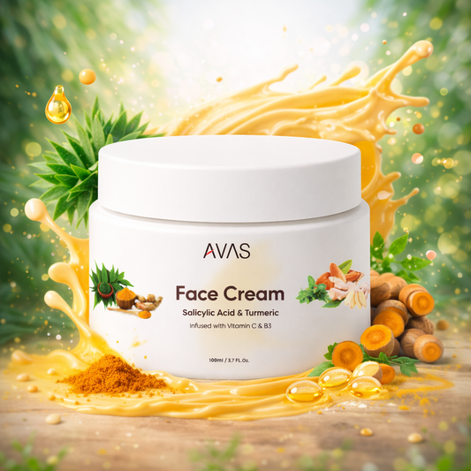 Avas Salicylic Acid & Turmeric Face Cream