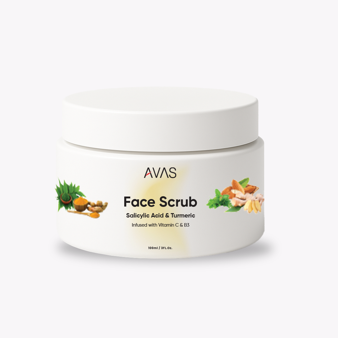 Avas Salicylic Acid & Turmeric Face Scrub